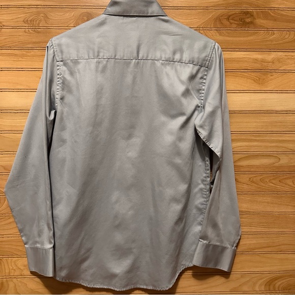 Boy’s Calvin Klein Gray Dress Shirt | Youth Size 14 - Picture 10 of 11